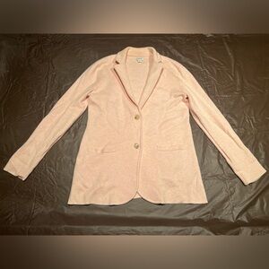 J.Crew Light Pink sweater Blazer. Size M.